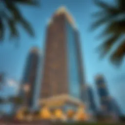 Stunning exterior view of AAQ Tower showcasing its modern architectural design