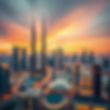 Breathtaking Skyline of ADCB Khalifa City Stunning view of the ADCB Khalifa City skyline