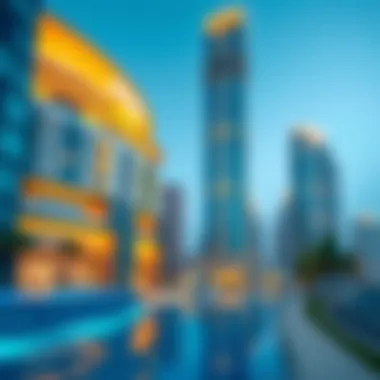 Architectural Marvel of AG Tower in Business Bay Stunning architectural view of AG Tower