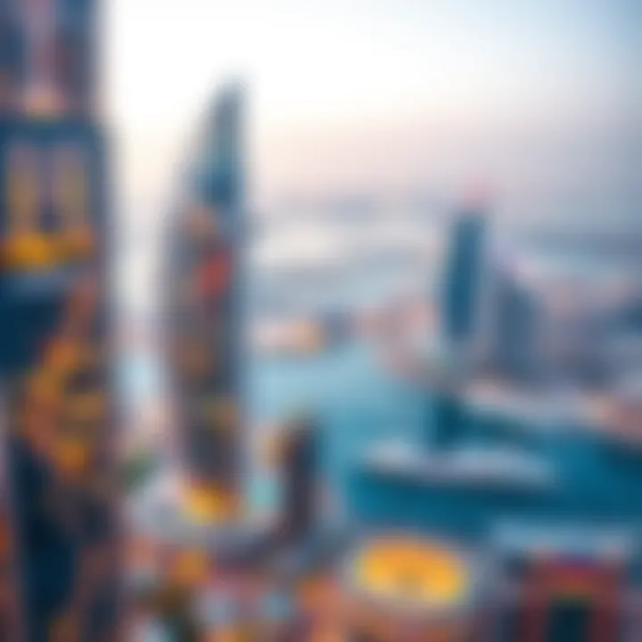 Breathtaking Views from AG Tower in Business Bay Vibrant views from AG Tower overlooking Business Bay