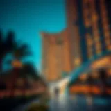 Stunning architectural view of Ajman Horizon Tower showcasing its modern design