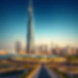 Stunning skyline view showcasing Ajman Horizon Tower amidst Dubai's luxurious skyline.