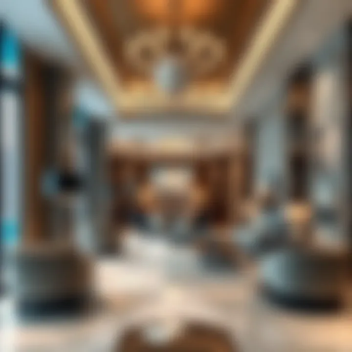 Sophisticated Interior Design of Residences Elegant interior design of a residence in Al Habtoor Building