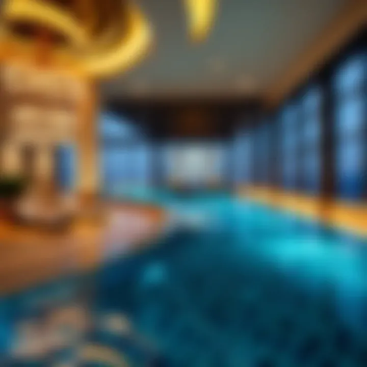 Luxurious Amenities for Upscale Living Luxurious amenities in Al Habtoor Building showcasing premium lifestyle