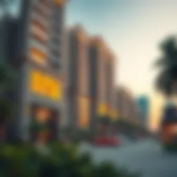 Stunning architectural view of Al Jawhara Residences