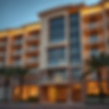 Stunning Facade of Al Nadha 2 Luxurious residential building facade in Al Nadha 2