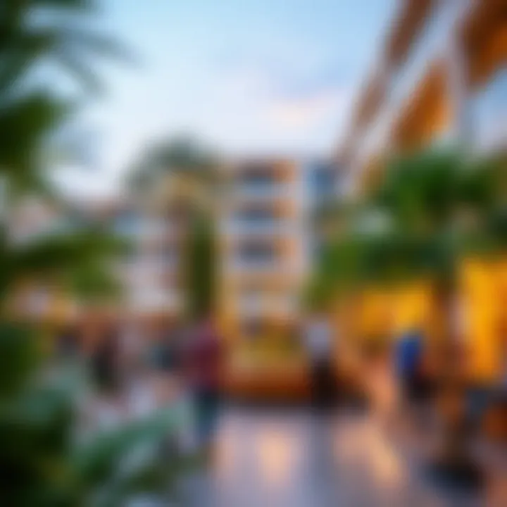 Engaging Community Atmosphere Vibrant community space within Al Nadha 2