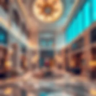 Elegant Lobby of Al Naeem Tower Luxurious lobby interior of Al Naeem Tower