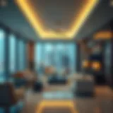 Luxurious apartment interior showcasing modern design elements in Al Nakhil.