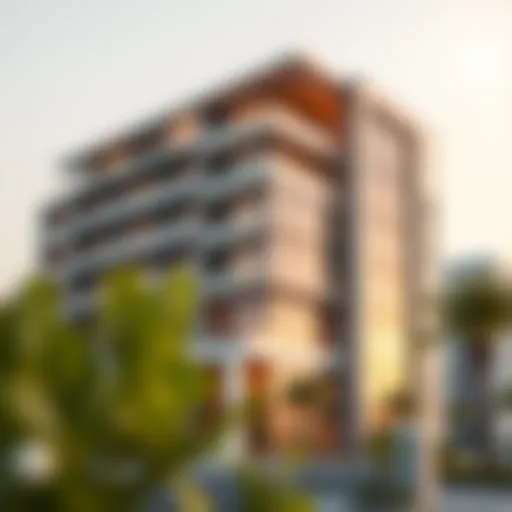 Exterior view of Al Waleed Building showcasing modern architectural design