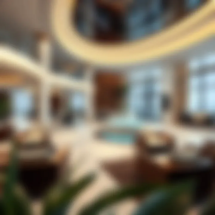 Elegant amenities at Al Wasl Building, illustrating the lifestyle offerings available to residents