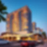 Stunning exterior view of Al Wasl Building showcasing modern design and architecture