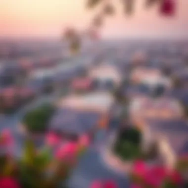 Panoramic view of the Al Nahda neighborhood surrounding Amani Residence