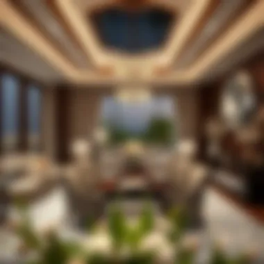 Sophisticated Dining Area at Amoriah Residence Exquisite dining area featuring contemporary decor