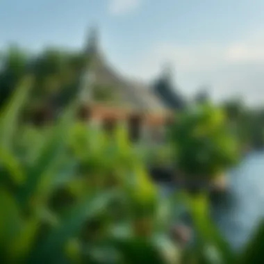 Nature's Embrace at Anantara Lush greenery and nature integrated into the property