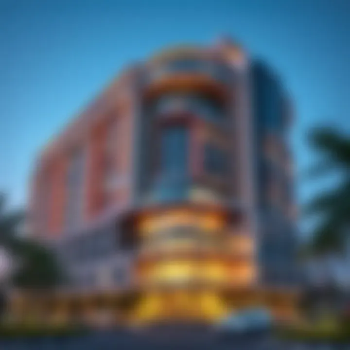 Stunning facade of Avari Building showcasing modern architecture