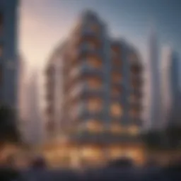 Stunning architectural design of Azizi Grand