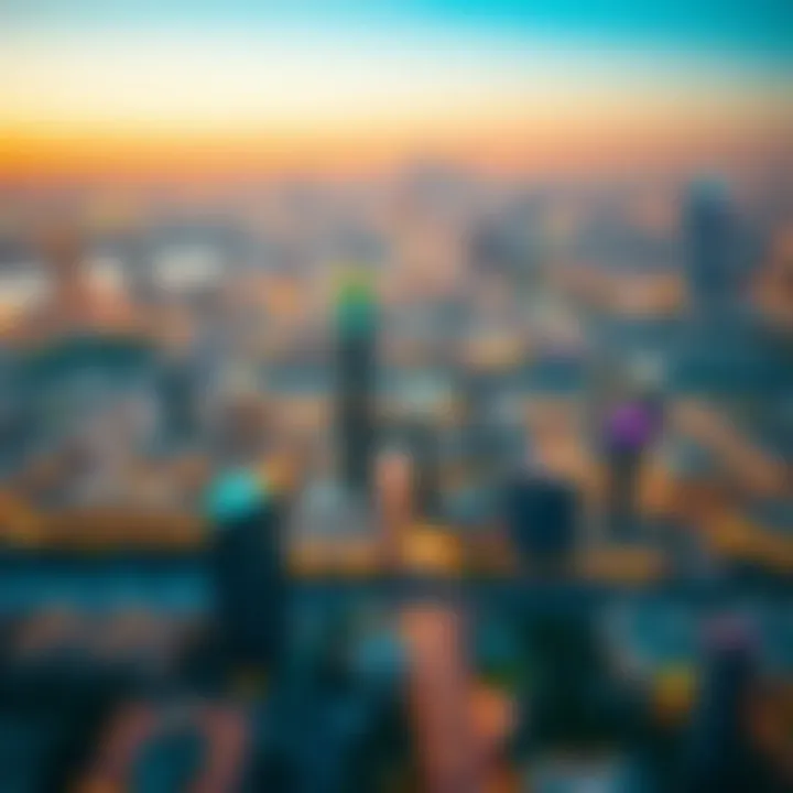 Stunning Skyline of Barsha Heights Panoramic view of Barsha Heights skyline