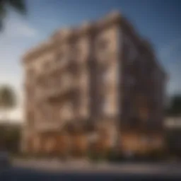 Stunning exterior view of Binghatti Phoenix showcasing its architectural elegance