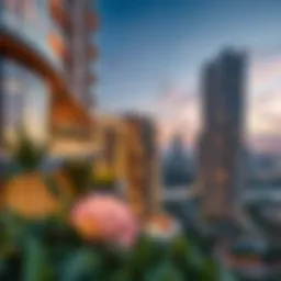 Stunning architectural view of Bloom Heights Tower