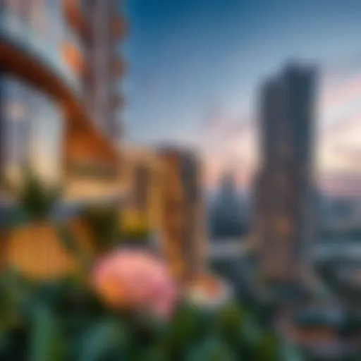 Stunning architectural view of Bloom Heights Tower