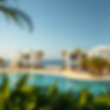 Luxurious Beachfront Villas Luxurious beachfront villas overlooking the azure waters