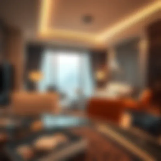 Luxurious apartment interior in Bur Dubai