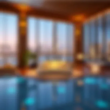 Luxurious amenities offered within Burj Mansur