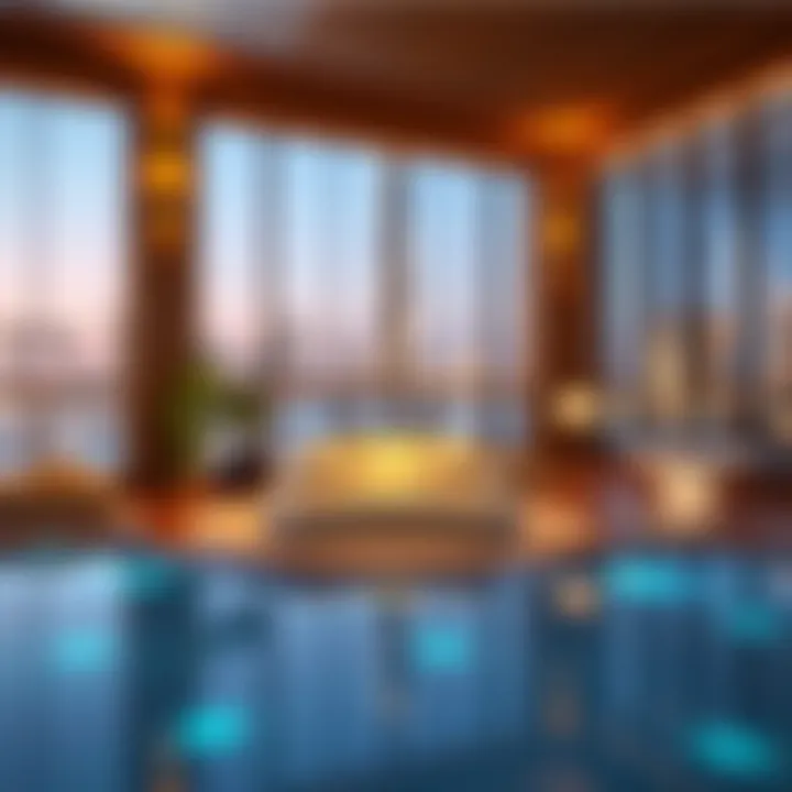 Luxurious amenities offered within Burj Mansur