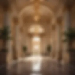 Luxurious entrance of Caesars Dubai showcasing grandeur.