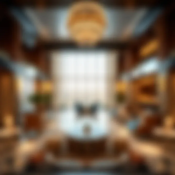 Elegant amenities of the Churchill Tower residence