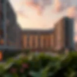 Elevated view showcasing Marina Gate 2's architectural elegance