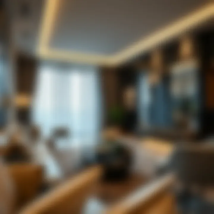 Luxury Apartment Interior Layout Interior layout of a luxury apartment in Marina Gate 2