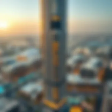 Aerial View of Continental Tower Stunning aerial view of the Continental Tower showcasing its architectural design