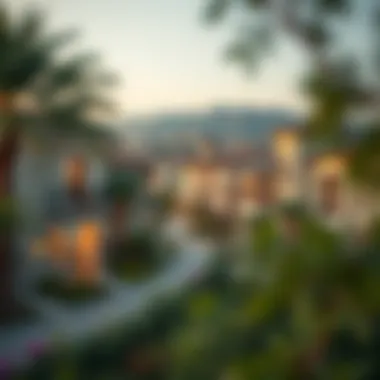 Neighborhood Charm and Investment Opportunities Scenic neighborhood view surrounding Damac Casa, highlighting investment potential