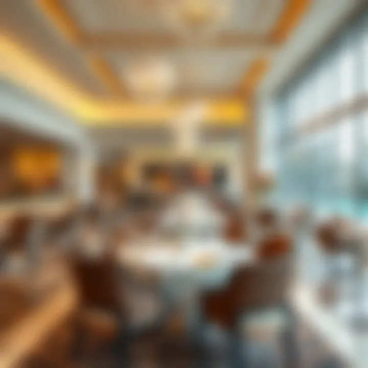 Elegant dining experience within Damac Hills 2 hotel