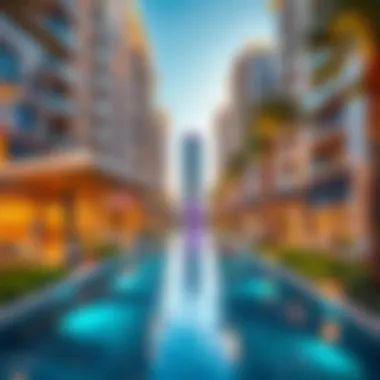 The Lively Atmosphere Surrounding Damac Westside Vibrant surroundings of Damac Westside