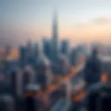 Luxurious skyline view of Dubai showcasing upscale apartments