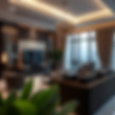 Luxurious Interior Design of Danube Viewz Luxurious interior design elements of a living space at Danube Viewz