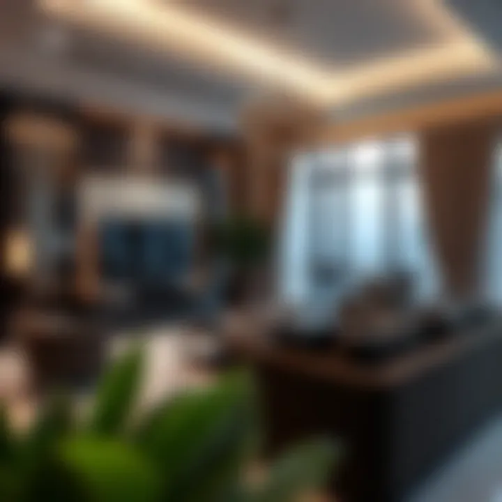Luxurious Interior Design of Danube Viewz Luxurious interior design elements of a living space at Danube Viewz