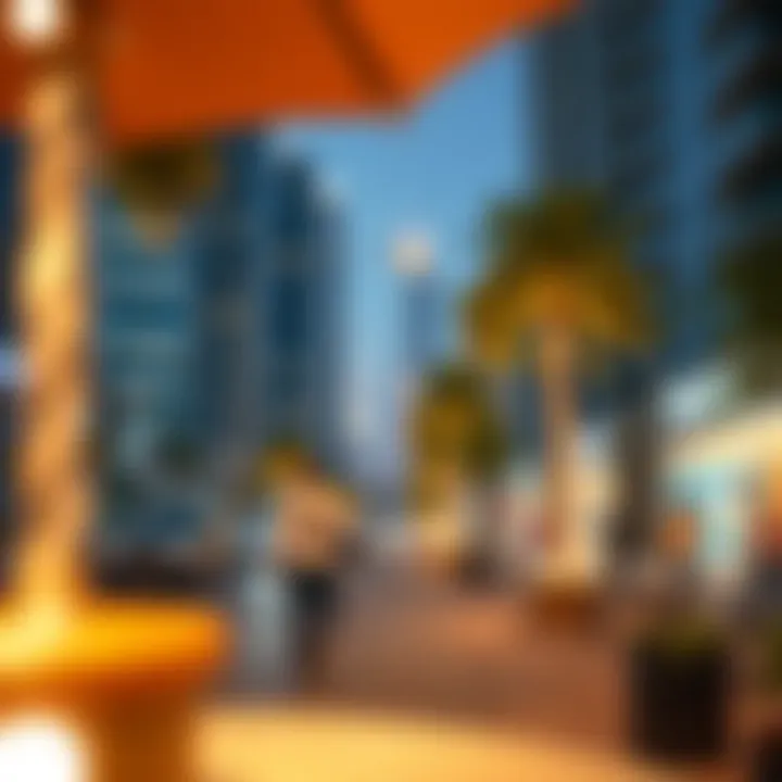 Vibrant lifestyle in Downtown Dubai