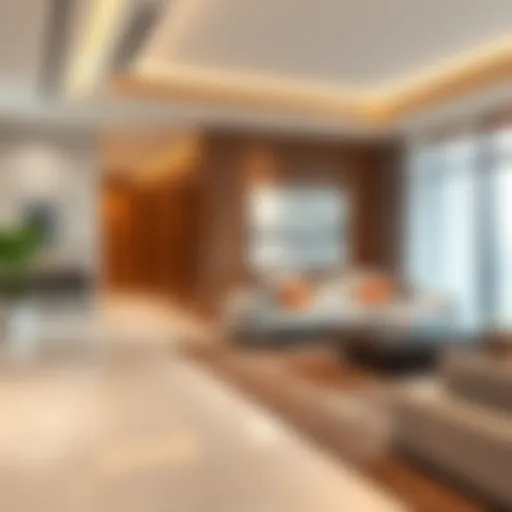 Luxurious living space in Dubai Wharf