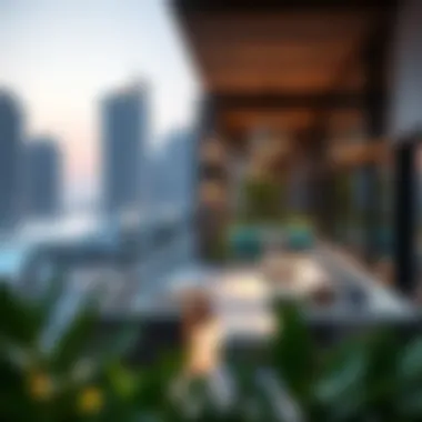 Modern amenities in Dubai Wharf