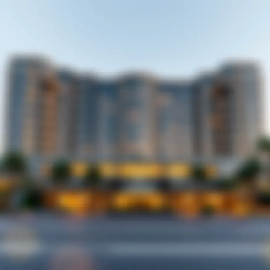 Luxurious exterior view of Edge by Rotana