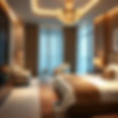 Elegant Guest Room at Edge by Rotana Luxurious guest room at Edge by Rotana with elegant decor
