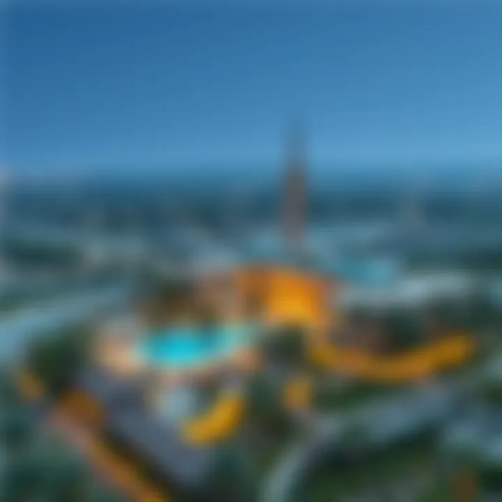 Scenic view of Damac Hills 2 surrounding the hotel