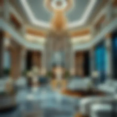 Elegant Lobby of Executive Bay Tower Luxurious lobby showcasing exquisite design and attention to detail