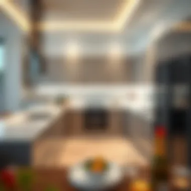 Modern Kitchen with Premium Finishes State-of-the-art kitchen features in Dubai apartments