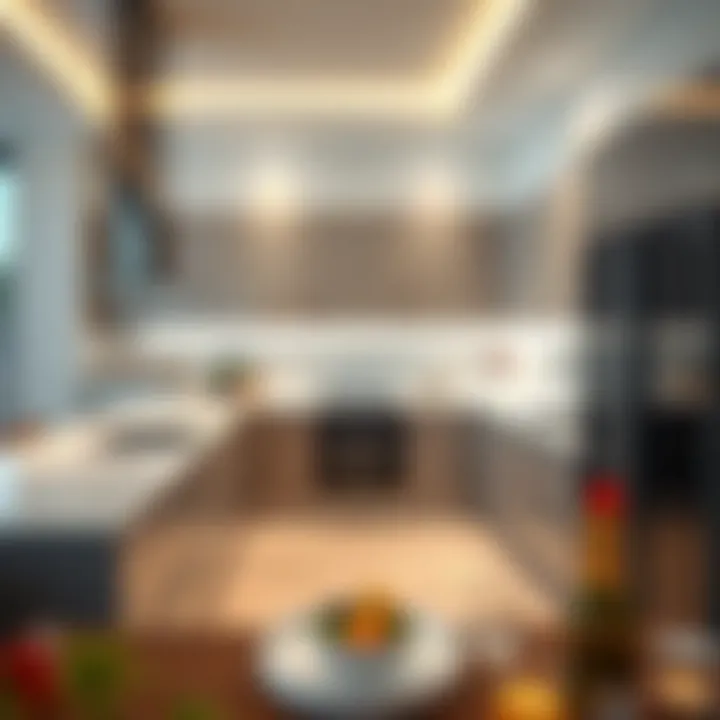 Modern Kitchen with Premium Finishes State-of-the-art kitchen features in Dubai apartments