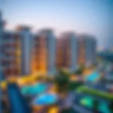 Luxurious apartment view in Ajmal Makan community
